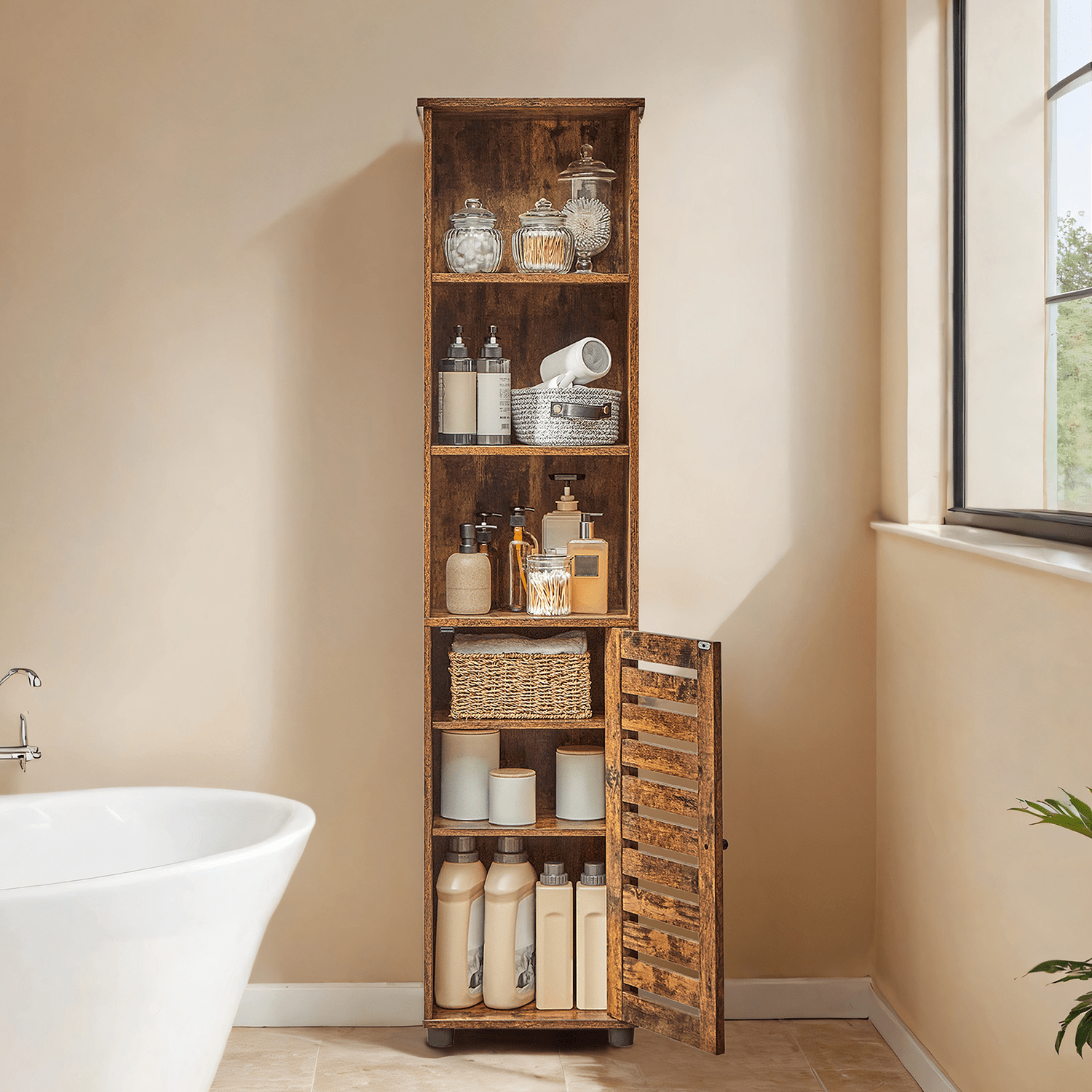 Badezimmerschrank, 2 verstellbare Ablagen für Badezimmer – Detailansicht 16