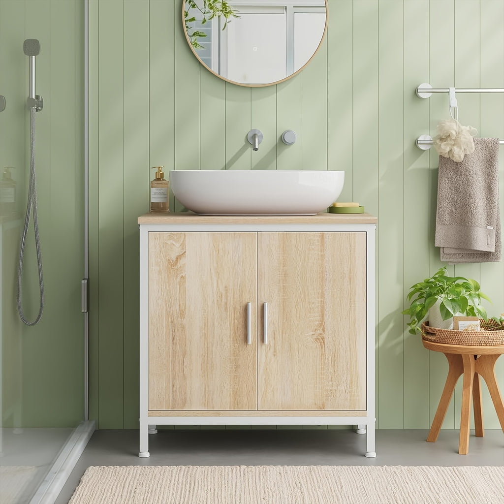 Badezimmerschrank, Holz für Badezimmer und Gäste-WC – Detailansicht 4