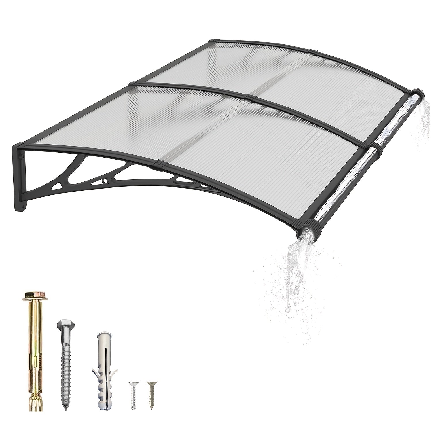 Balkonmarkise, 350 cm für Garten und Balkon – Detailansicht 5