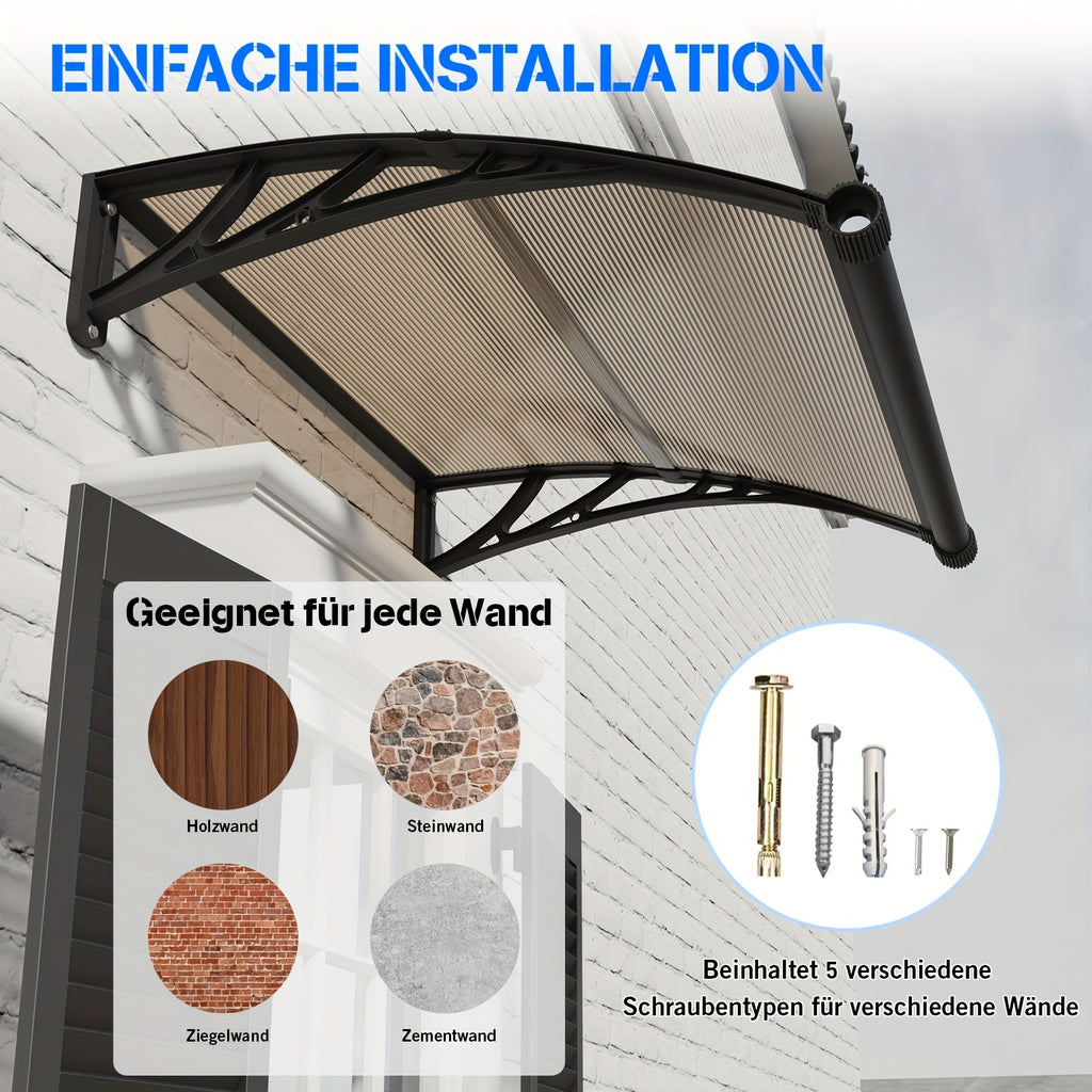 Balkonmarkise, 350 cm für Garten und Balkon – Detailansicht 6