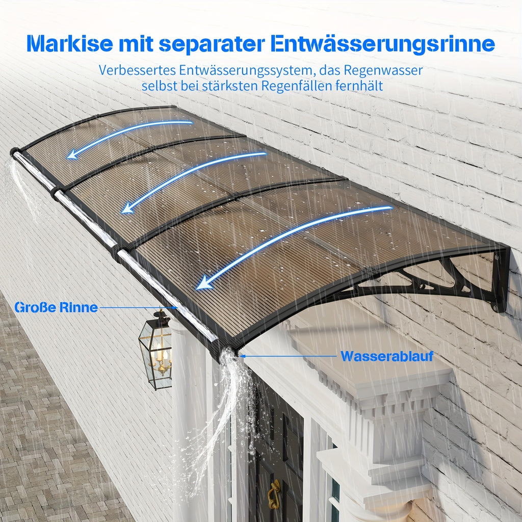 Balkonmarkise, 350 cm für Garten und Balkon – Detailansicht 11