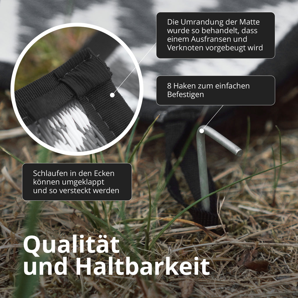 Balkonmarkise, Kunststoff für Garten und Balkon – Detailansicht 3