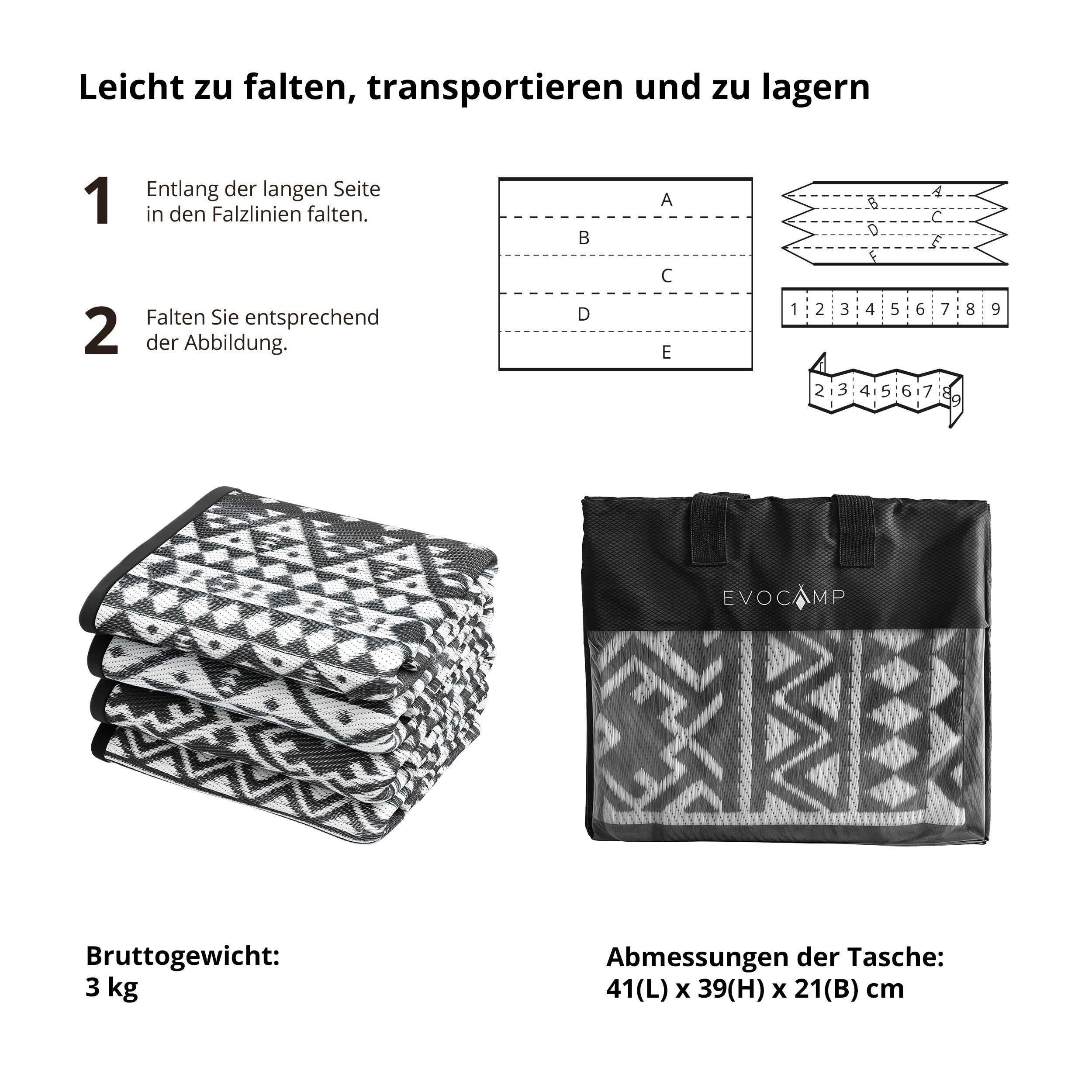 Balkonmarkise, Kunststoff für Garten und Balkon – Detailansicht 7