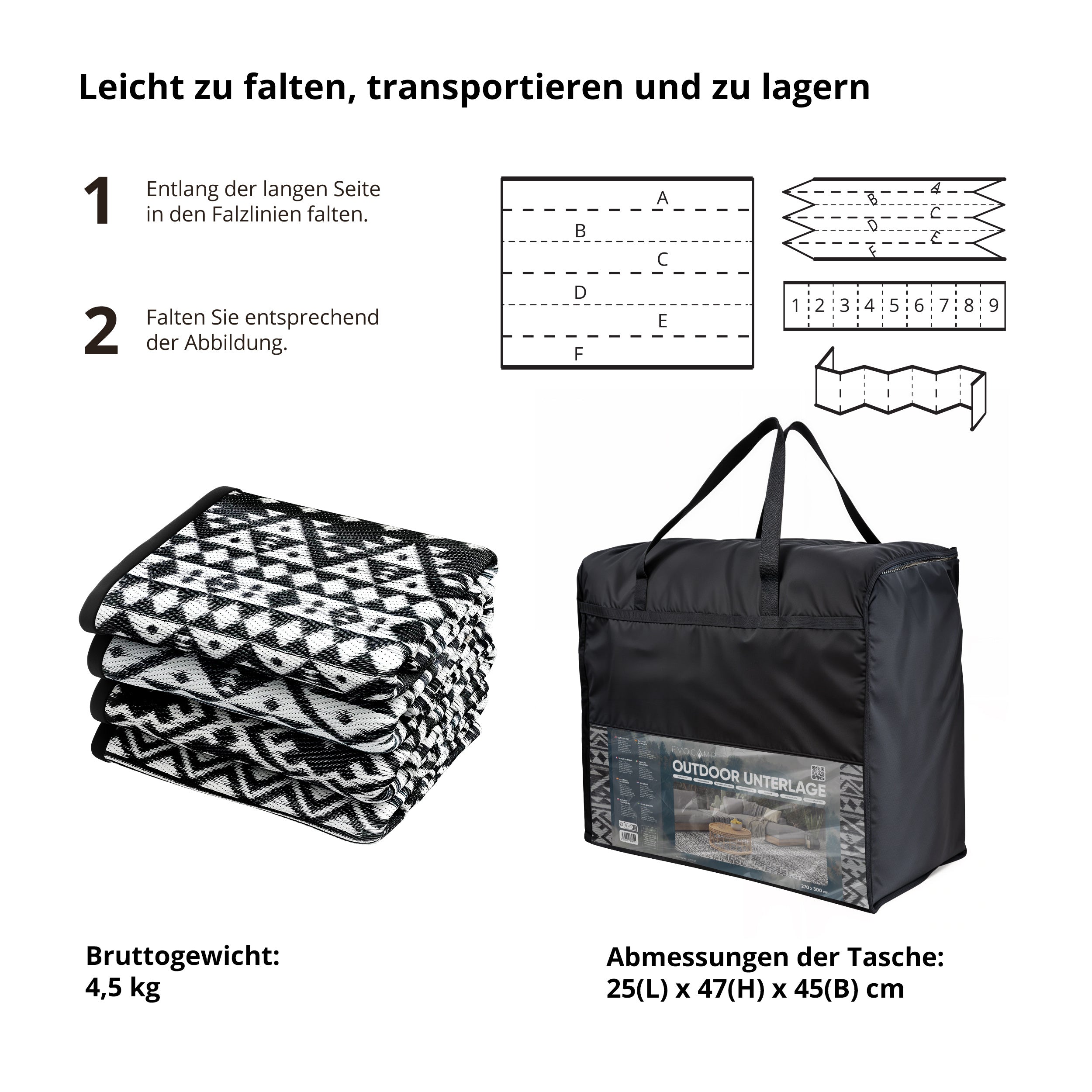 Balkonmarkise, Kunststoff für Garten und Balkon – Detailansicht 15