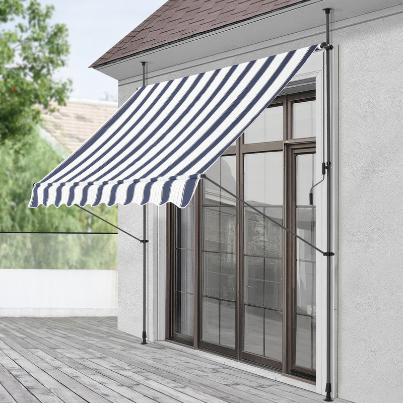 Balkonmarkise, Mittelgrau für Garten und Balkon – Detailansicht 8