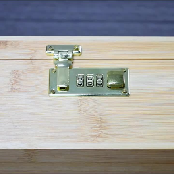 Bambus-Aufbewahrungsbox, Holz für Raucher und Alltag – Detailansicht 12