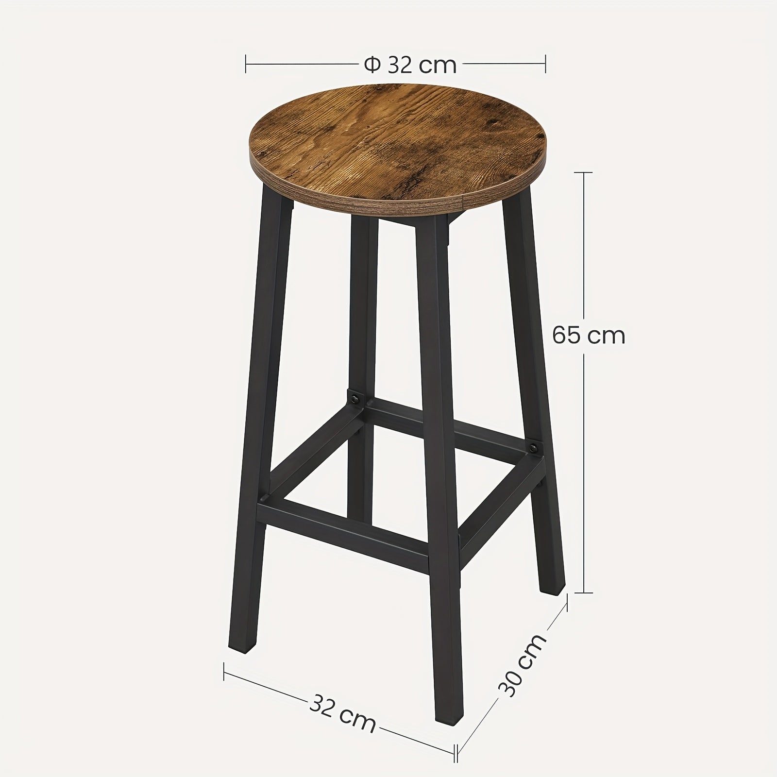 Barhocker, 65 cm für Wohnbereich und Alltag – Hauptansicht