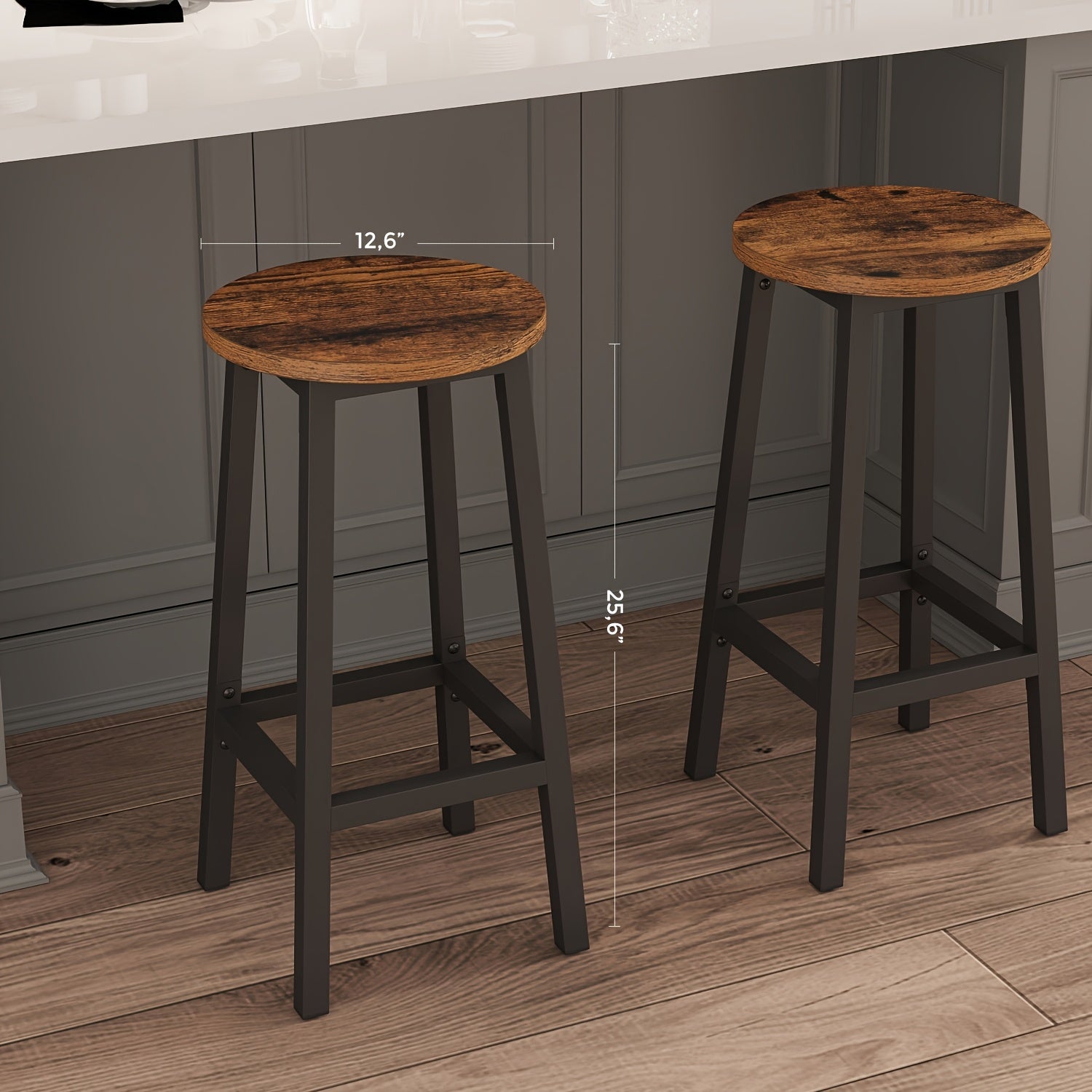 Barhocker, 65 cm für Wohnbereich und Alltag – Detailansicht 4