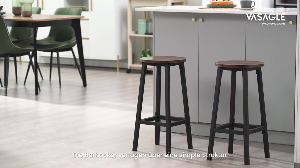 Barhocker, 65 cm für Wohnbereich und Alltag – Detailansicht 10