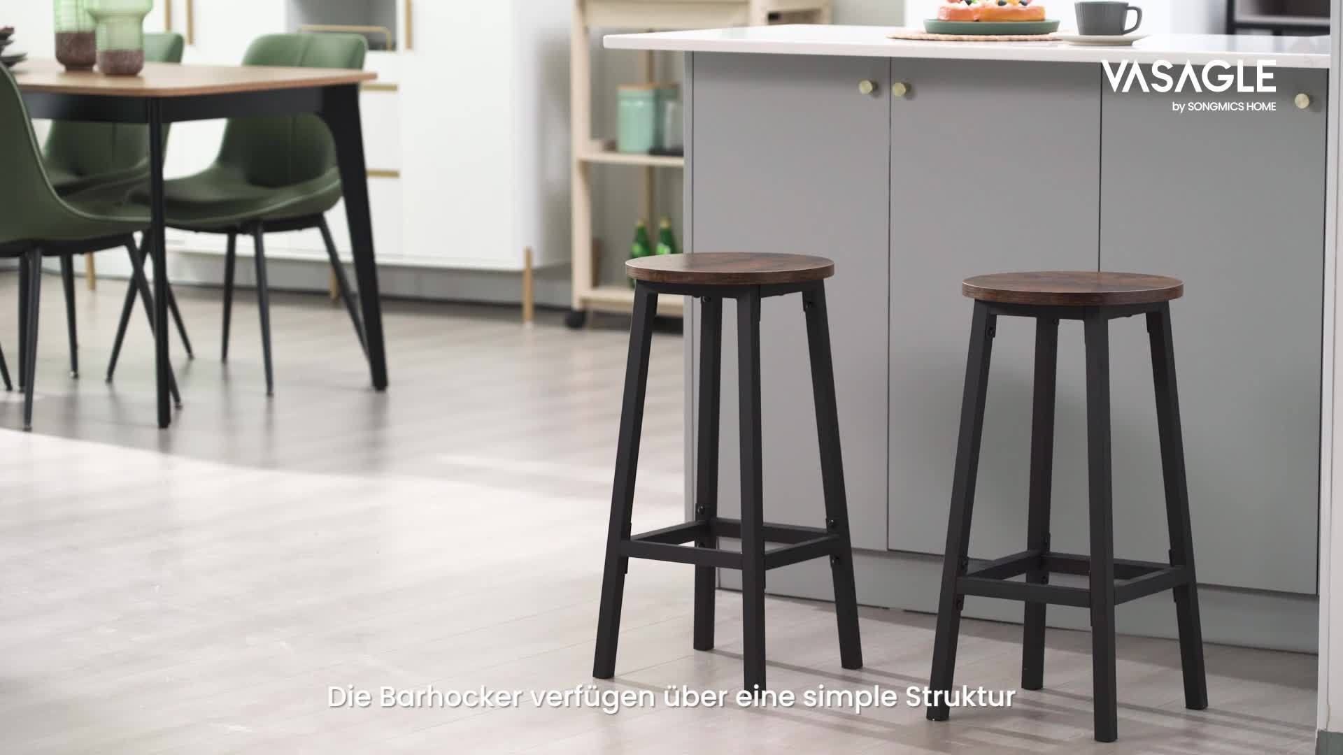 Barhocker, 65 cm für Wohnbereich und Alltag – Detailansicht 10