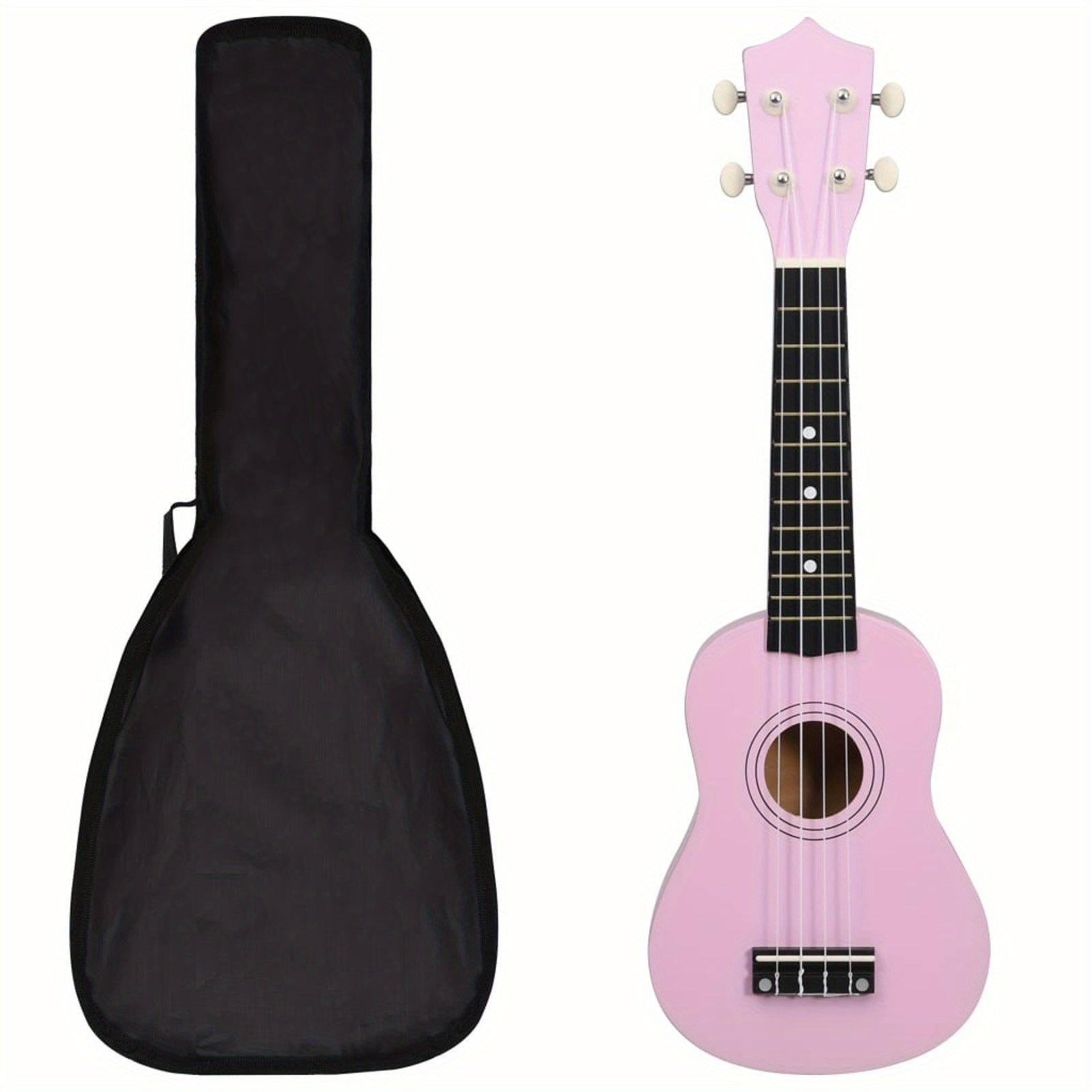 Basswood Sopran-Ukulele-Set, 53.34 cm für Musikinstrument Saiteninstrument und Alltag – Hauptansicht