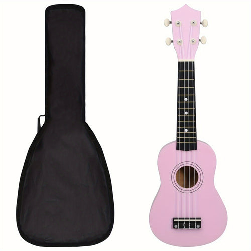 Basswood Sopran-Ukulele-Set, 53.34 cm für Musikinstrument Saiteninstrument und Alltag – Hauptansicht
