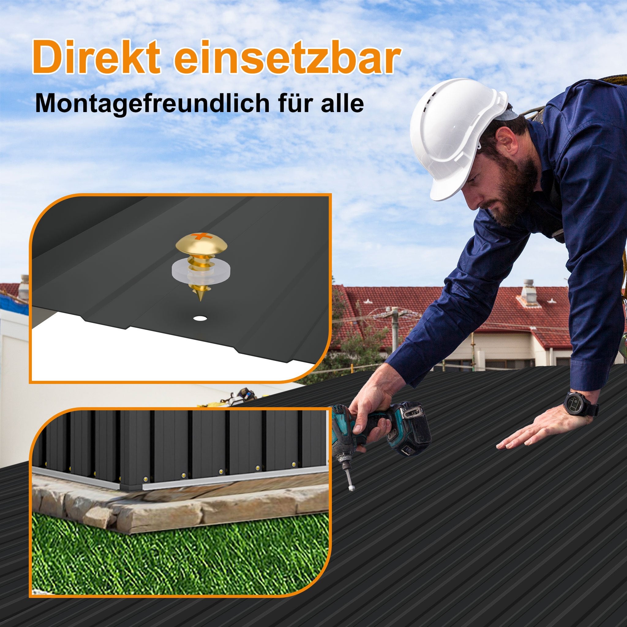 Bauplatte, 42,6 cm für Fabriken und Alltag – Detailansicht 21