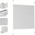 Sekey Snap Blinds ohne Bohren, 100% Verdunkelung und Anti-Spionage, Mieterfreundlich, Geeignet für Schlafzimmer, Home Offices und Balkontüren, Modernes minimalistisches Design, Leicht zu reinigen.