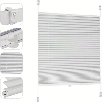 Sekey Snap Blinds ohne Bohren, 100% Verdunkelung und Anti-Spionage, Mieterfreundlich, Geeignet für Schlafzimmer, Home Offices und Balkontüren, Modernes minimalistisches Design, Leicht zu reinigen.