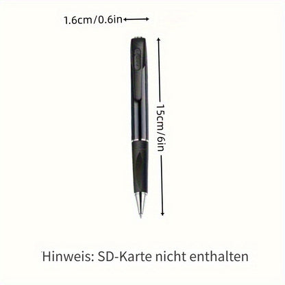 WIFI kugelschreiberförmige Kamera mit Bewegungsmelder, 1080P Cam, Prüfungsaufnahmegerät, 100° Linse, APP Fernsteuerung, unterstützt 256GB Speicherkarte & 250mAh Akku