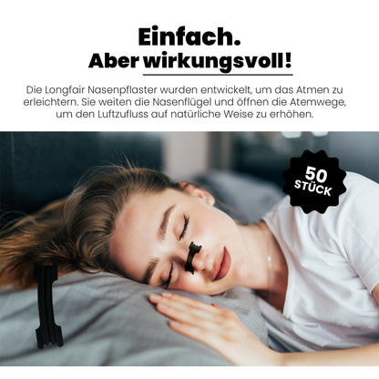 Nasenpflaster extra stark | 50 Stück | verbessert Schlafqualität und steigert die Leistung | hilft gegen Schnarchen