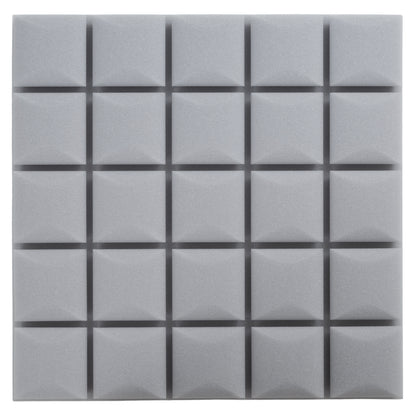 1 Stück 50x50 cm 3D-Akustikschwammpanel mit erhabenen Würfeln zur Raumakustik, Schalldämmung, Echoreduzierung, Innenraumakustikverbesserung, Dekorationspanel - Mehrere Farben, Keine Selbstklebeschicht