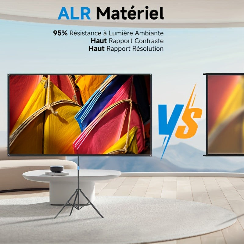Beamerprojektorleinwand, 203,2 cm für Büro und Homeoffice – Detailansicht 15