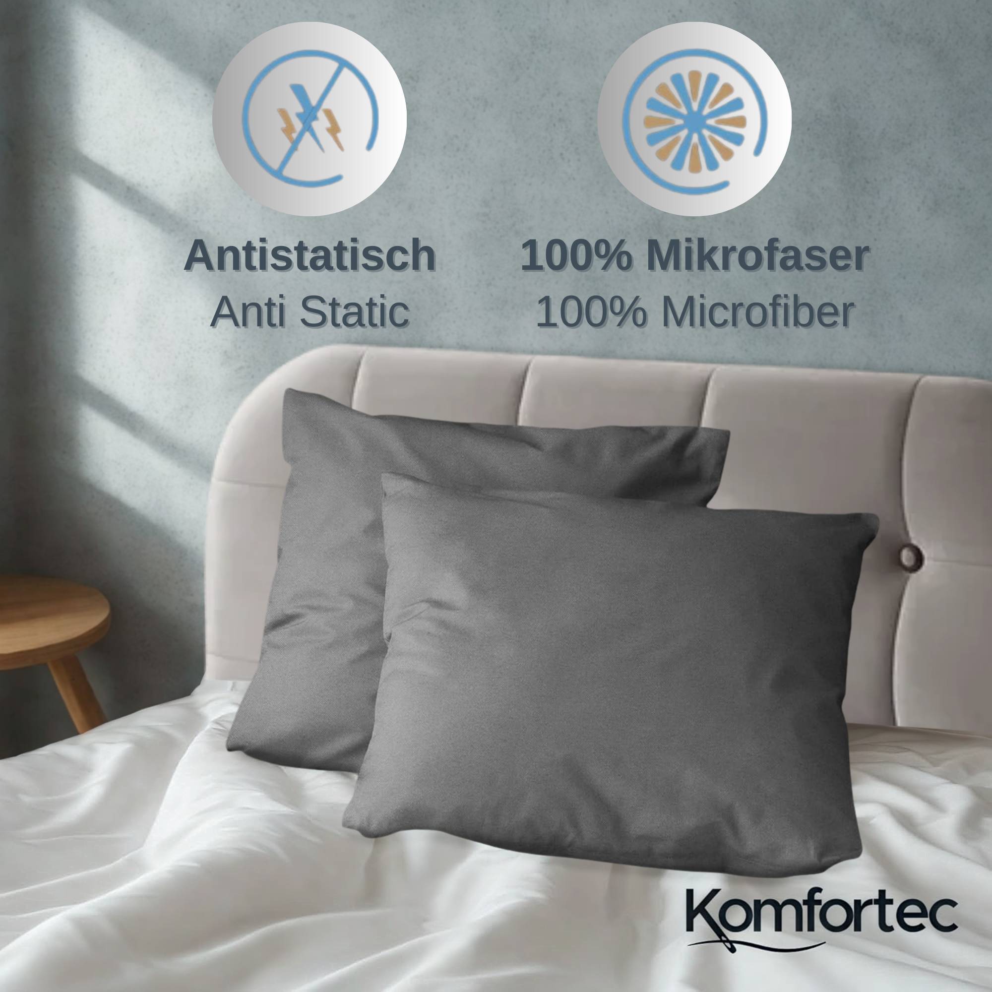 Bettbezug-Set, 155 cm * 200 cm für Bett und Schlafzimmer – Detailansicht 7