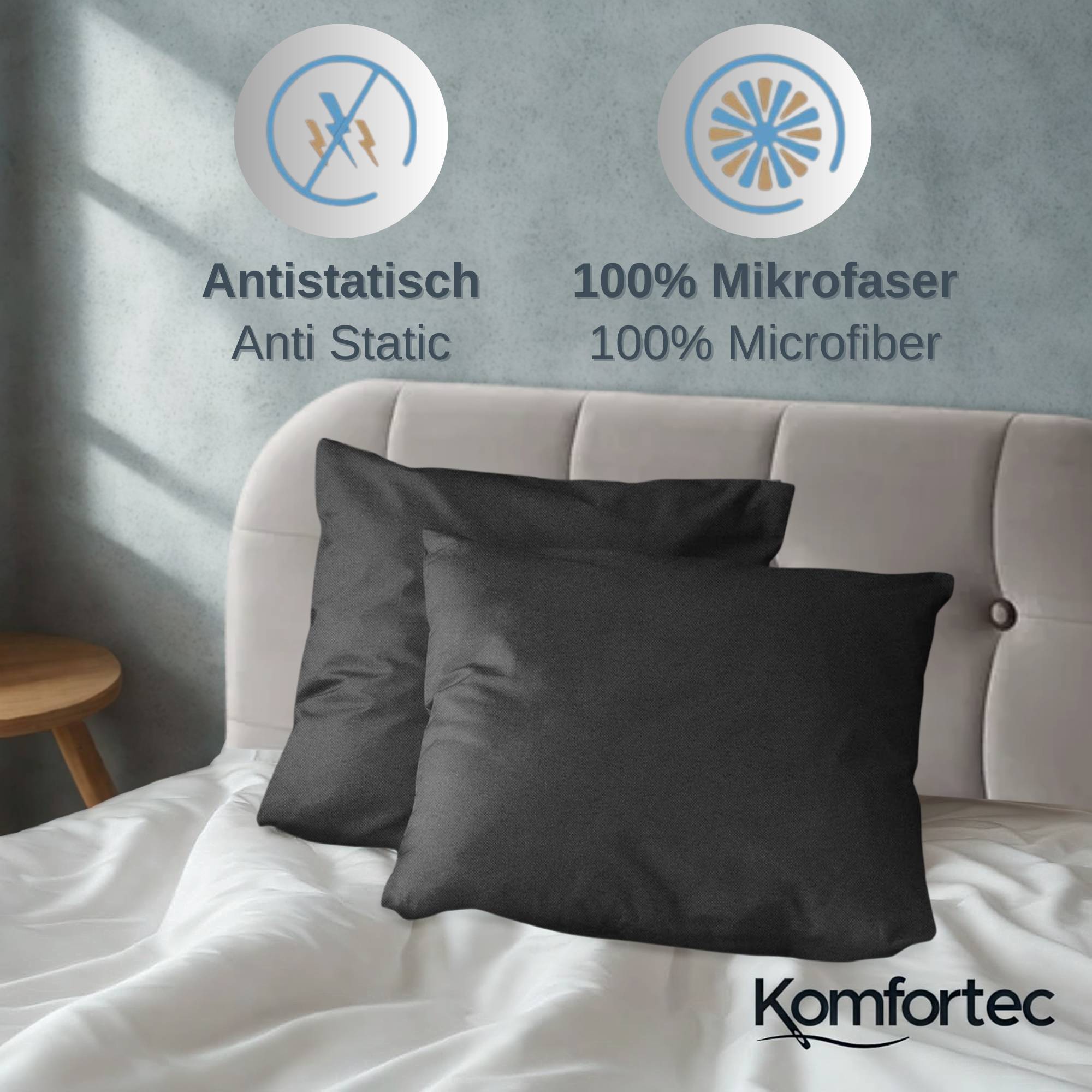 Bettbezug-Set, 220 cm * 200 cm für Schlafzimmer – Detailansicht 2