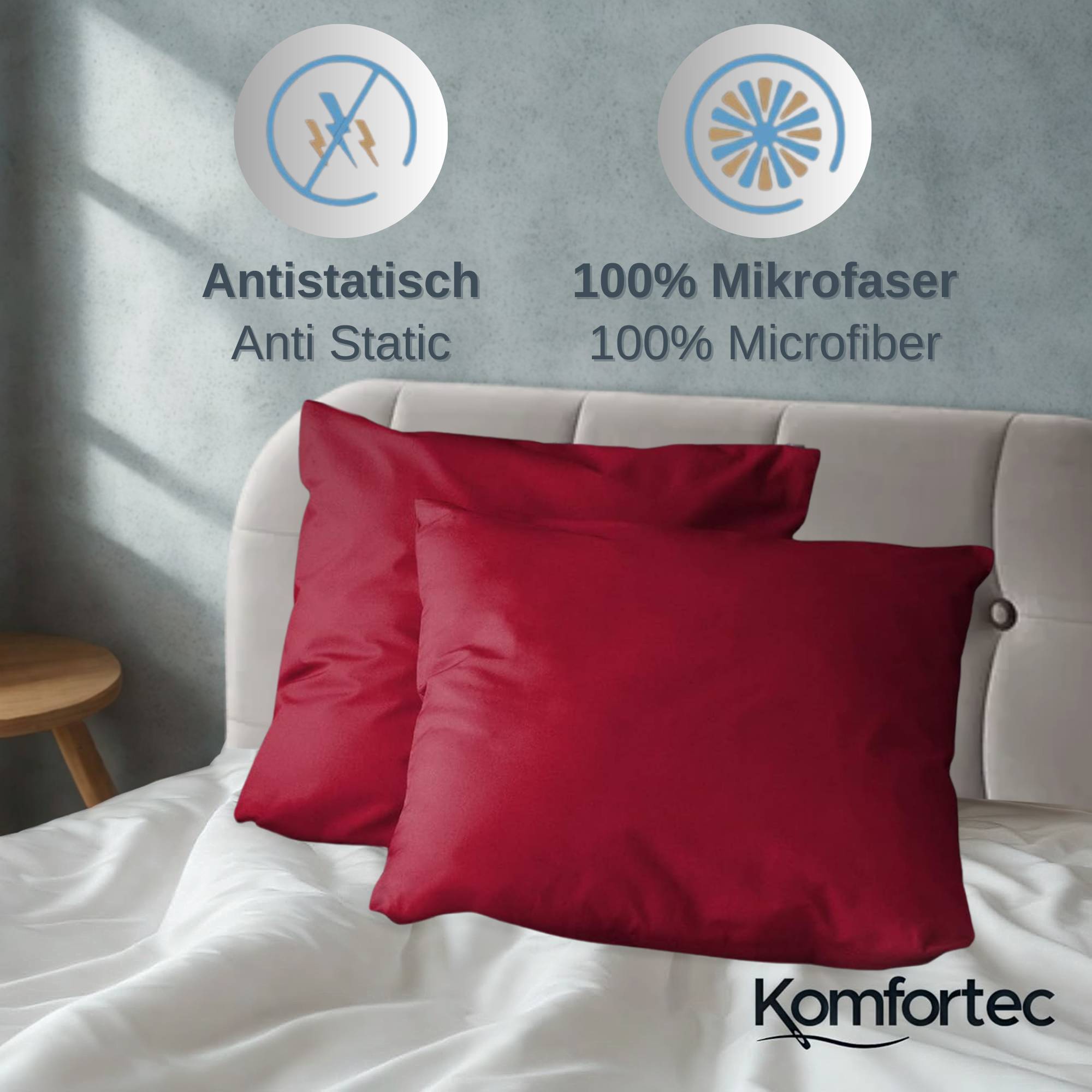 Bettbezug-Set, 220 cm * 200 cm für Schlafzimmer – Detailansicht 19