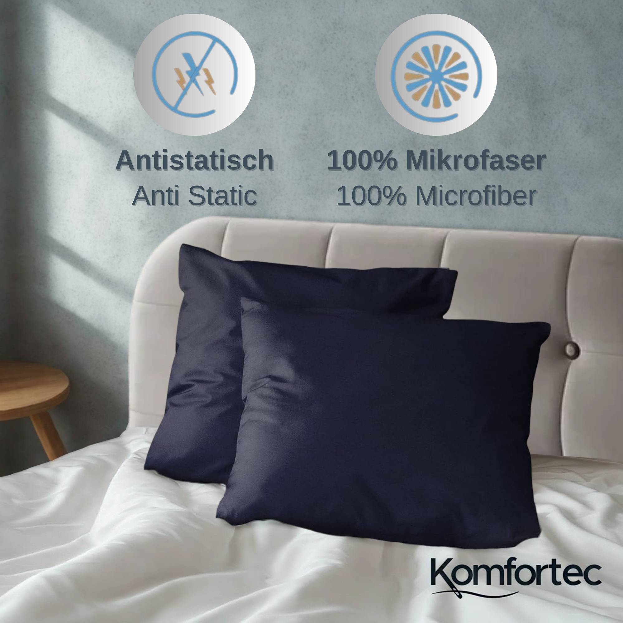 Bettbezug-Set, 220 cm * 200 cm für Schlafzimmer – Detailansicht 26