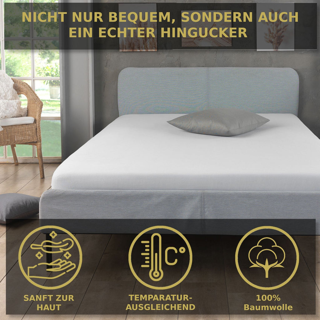 Bettbezug-Set, Bordeaux für Schlafzimmer – Detailansicht 35