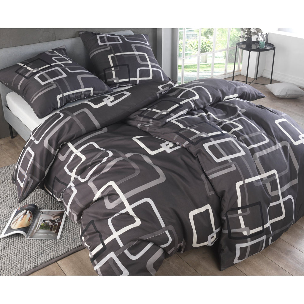 Bettbezug-Set, GRAUE-BOX für Schlafzimmer – Hauptansicht