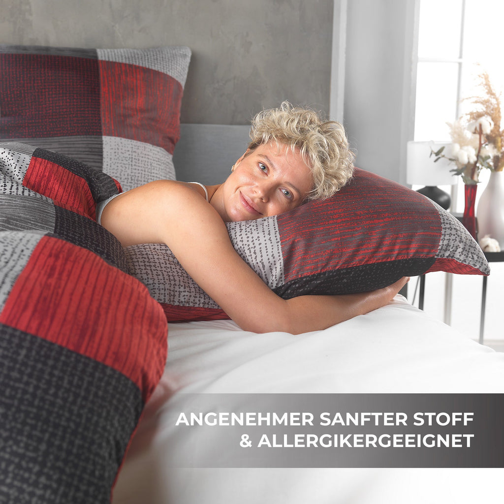 Bettbezug-Set, GRAUE-BOX für Schlafzimmer – Detailansicht 21