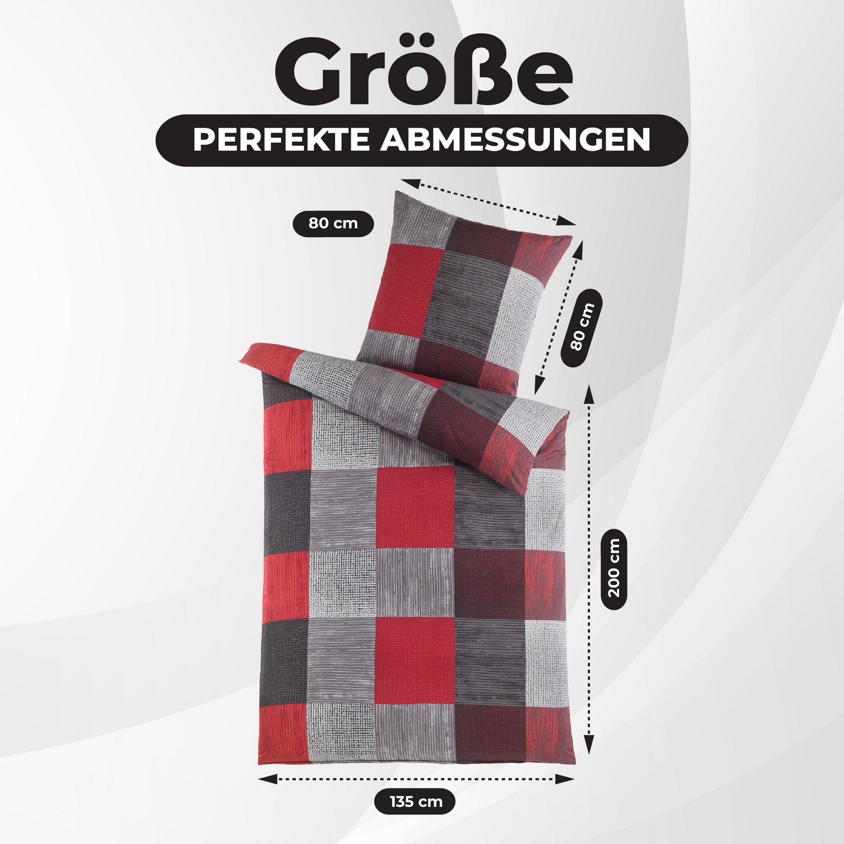 Bettbezug-Set, GRAUE-BOX für Schlafzimmer – Detailansicht 24