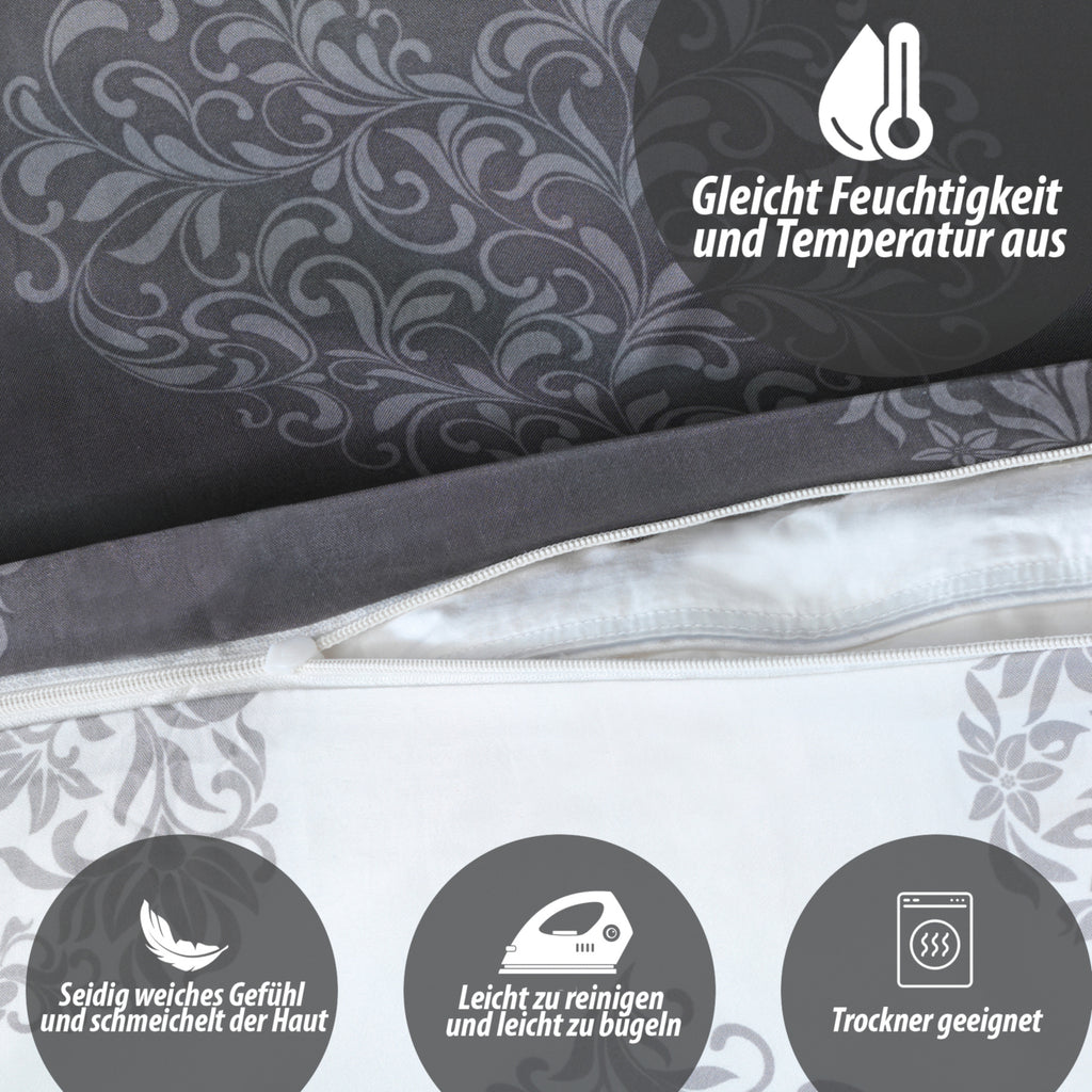 Bettbezug-Set, GRAUE-BOX für Schlafzimmer – Detailansicht 29