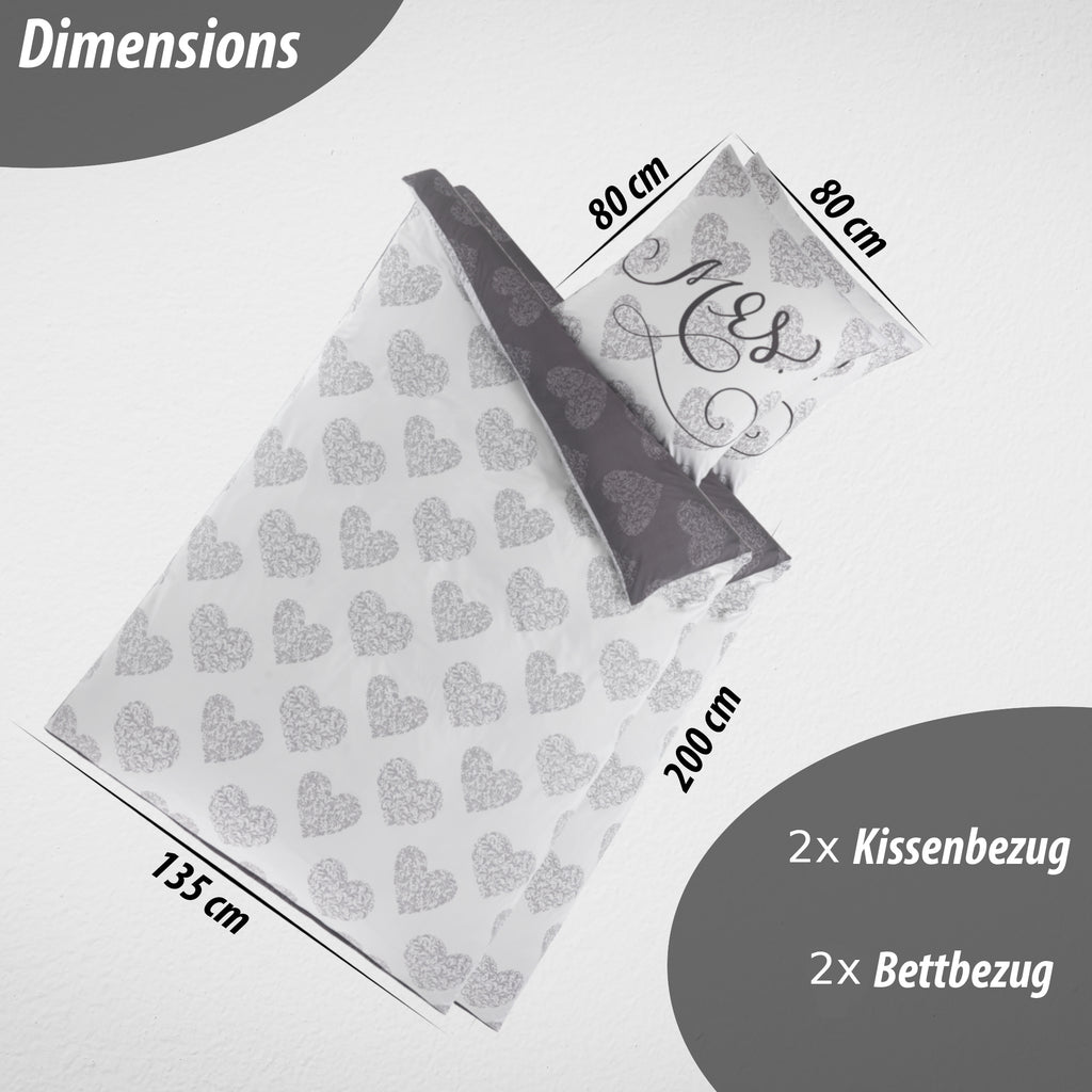 Bettbezug-Set, GRAUE-BOX für Schlafzimmer – Detailansicht 30