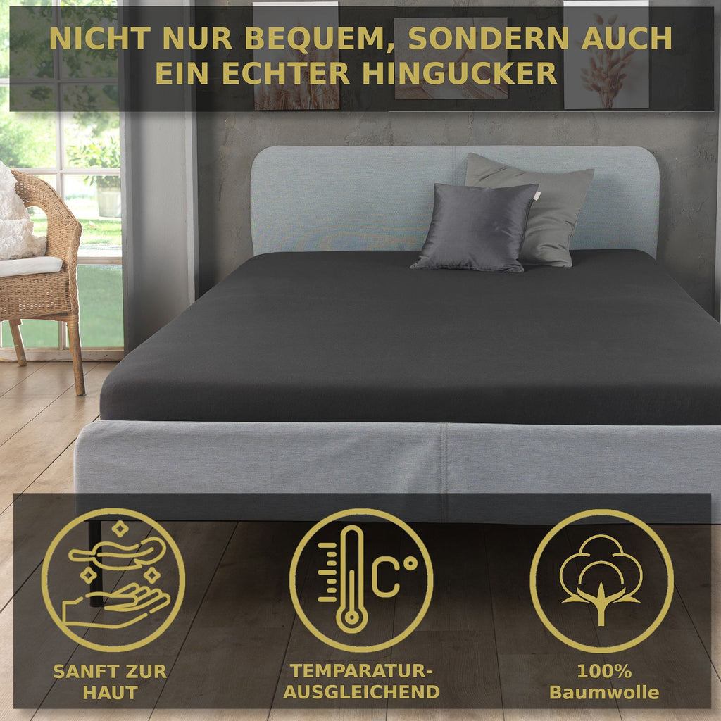 Bettbezug-Set, Weiß für Bett und Schlafzimmer – Detailansicht 21