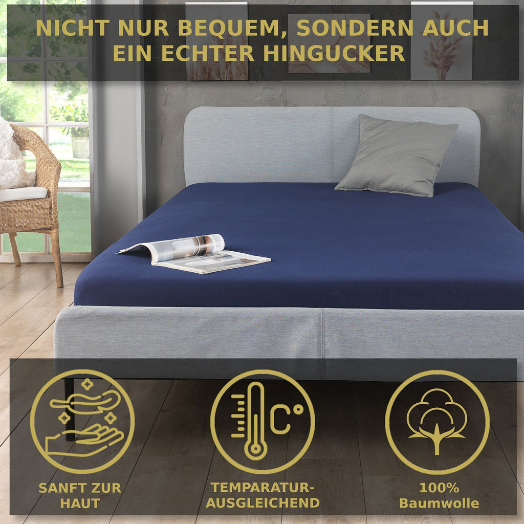 Bettbezug-Set, Weiß für Bett und Schlafzimmer – Detailansicht 41