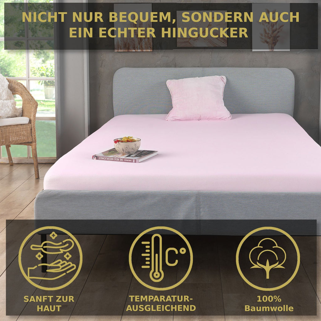 Bettbezug-Set, Weiß für Bett und Schlafzimmer – Detailansicht 47