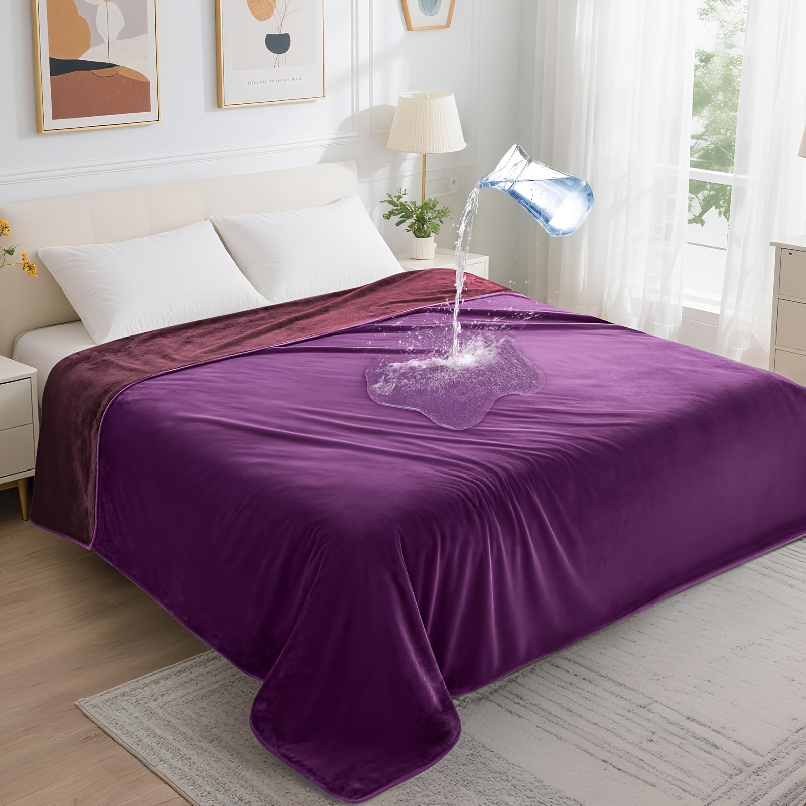 Bettdecke, 229cm für Schlafzimmer und Bett – Detailansicht 11