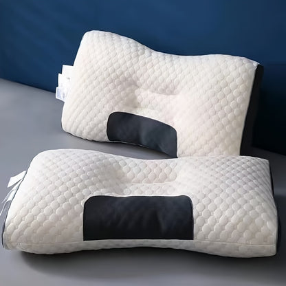 1/2 Stück Weiches, Atmungsaktives, Einfarbiges Kissen, Dünne Kissen, Nackenkissen, Ganzjahres-Mehrzweckkissen, Maschinenwaschbar, Langlebig und Nicht-Kollabierend, Ideales Geschenk