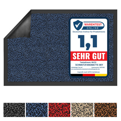 Schmutzfangmatte – Testsieger Preis-Leistung (Note 1,1) – Fußmatte für Innen & Außen – Robuster Türvorleger in vielen Größen und Varianten