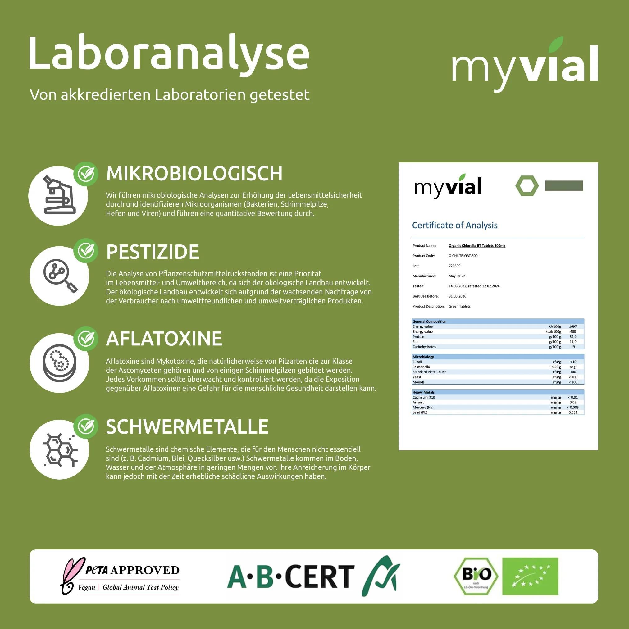 Bio Chlorella Tabletten hochdosiert, 240 Stück für Zuhause und Alltag – Detailansicht 14