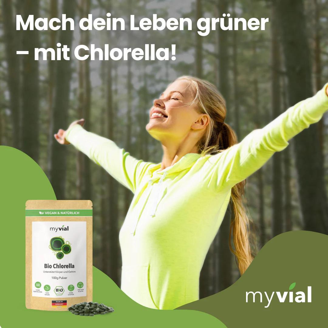 Bio Chlorella Tabletten hochdosiert, 240 Stück für Zuhause und Alltag – Detailansicht 15