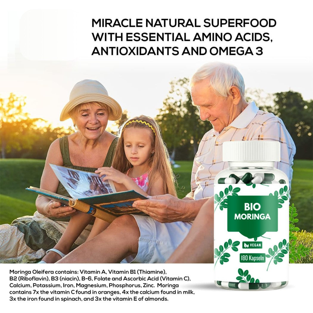 Bio Moringa Kapseln hochdosiert, 1 für Haustiere und Zuhause – Detailansicht 6