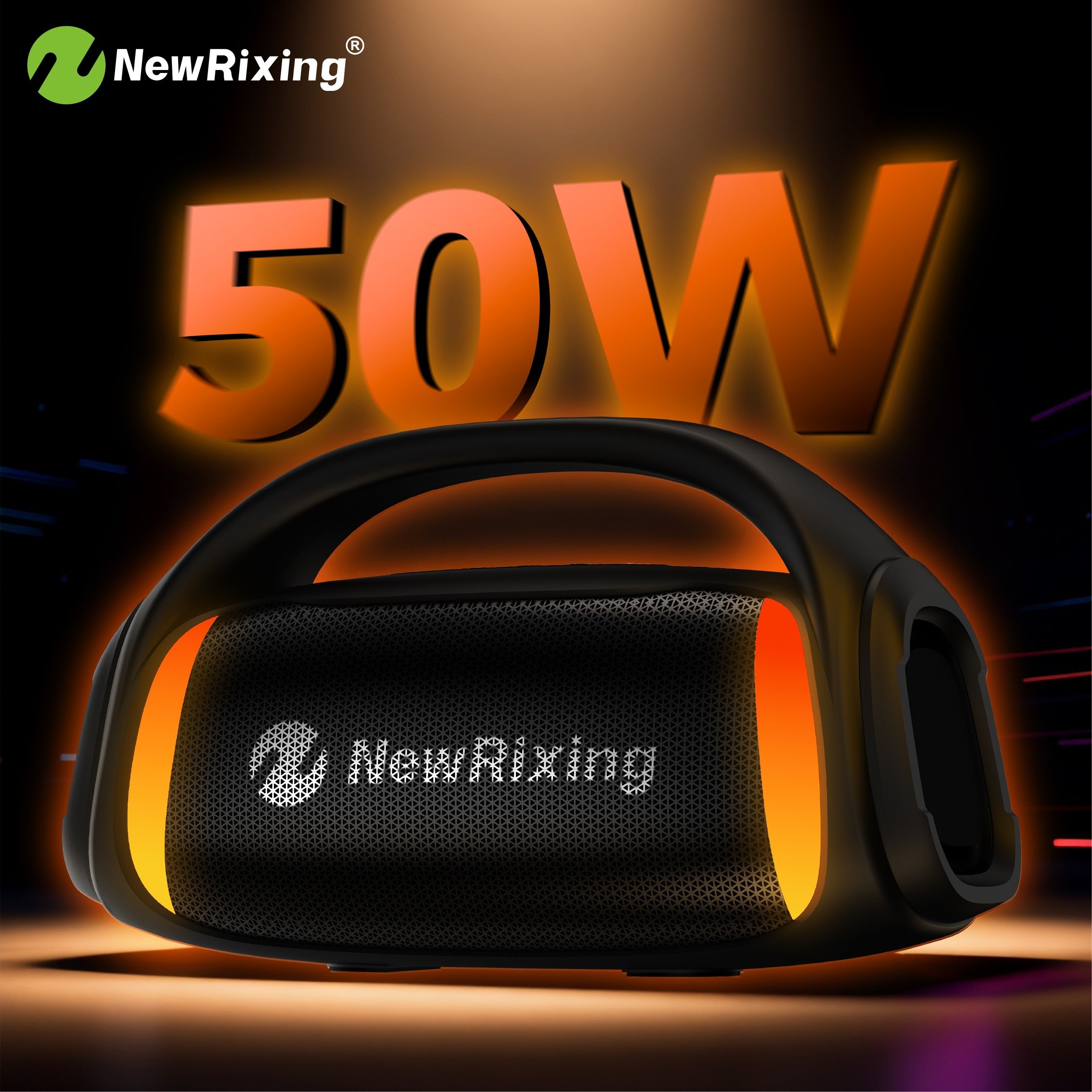 Bluetooth-Lautsprecher, 50W für Reisen und Camping – Hauptansicht