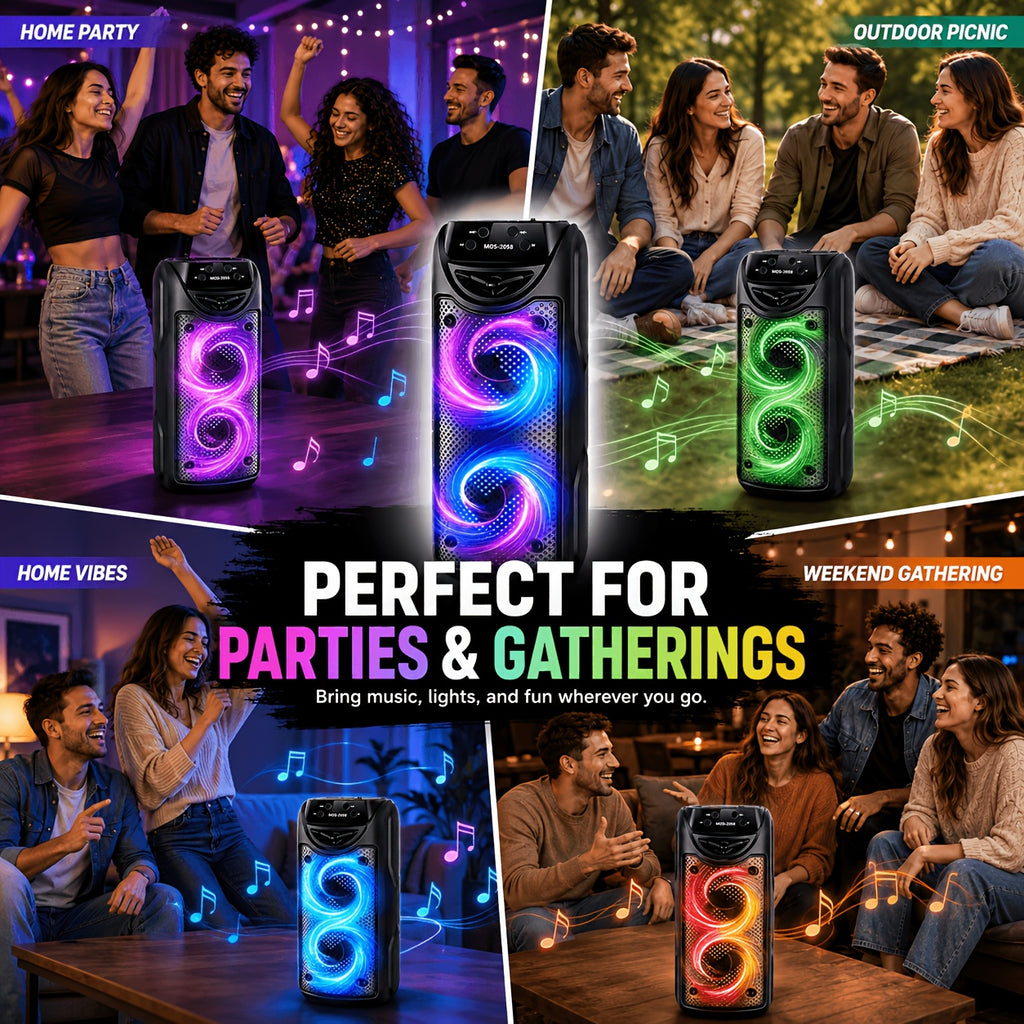 Bluetooth-Lautsprecher, Dualer 3-Zoll-Subwoofer mit tiefem Bass für unterwegs – Detailansicht 6