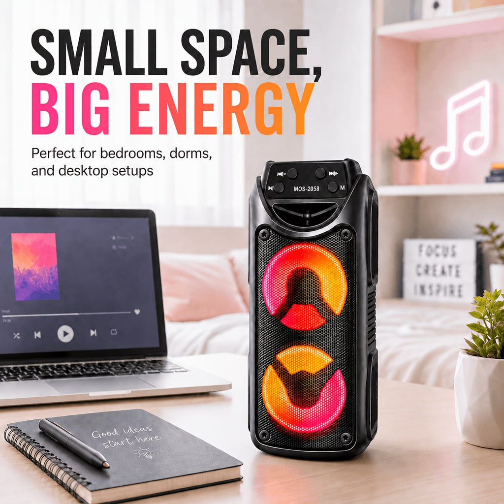 Bluetooth-Lautsprecher, Sky Schwarz-bass Enhanced Edition für Zuhause – Detailansicht 5