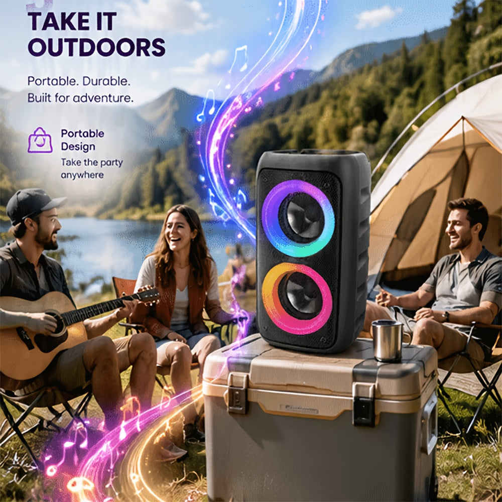 Bluetooth-Lautsprecher, Sky Schwarz-bass Enhanced Edition für Zuhause und unterwegs – Detailansicht 15