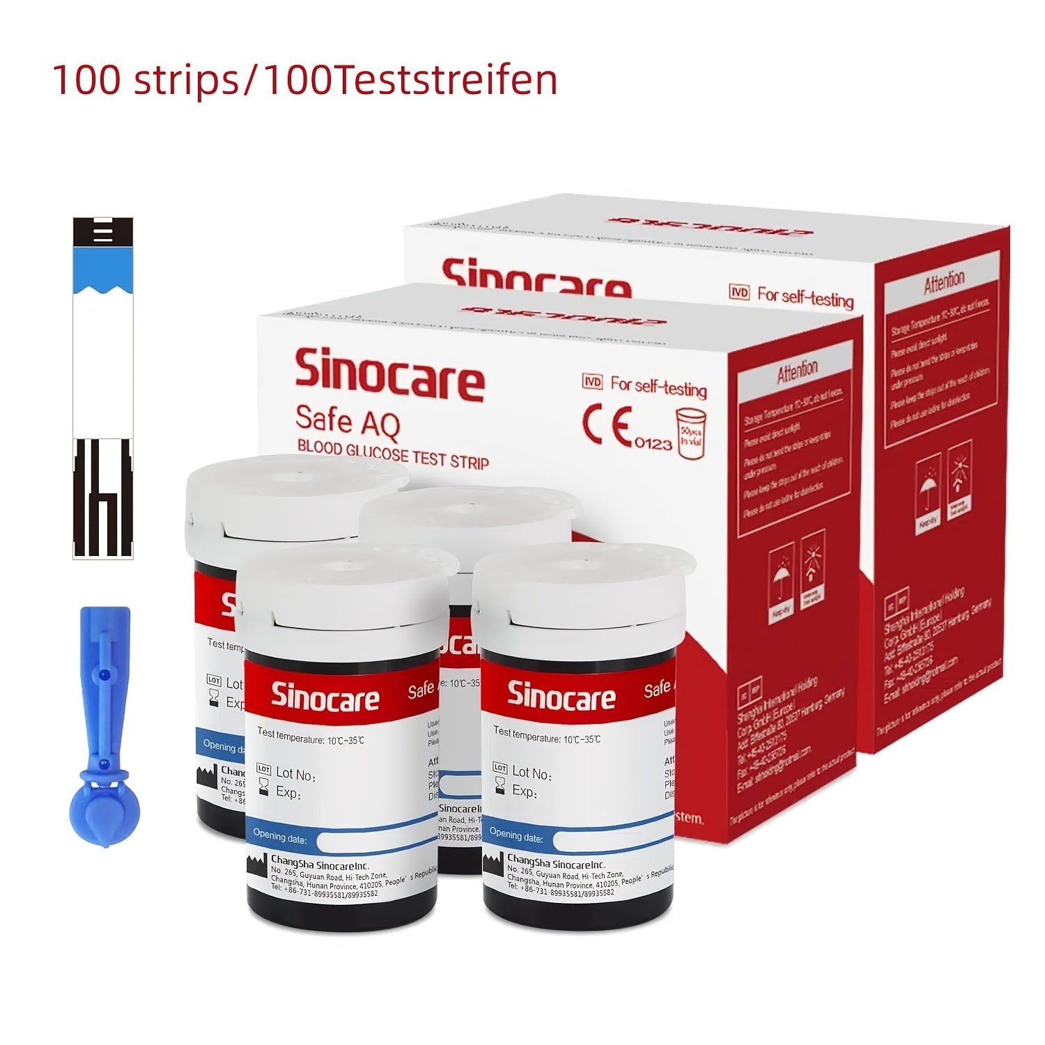 Blutzuckermessgeräte, einfache Bedienung. 50/100/200 Streifen: Nur für Schlafzimmer und Bett – Detailansicht 4