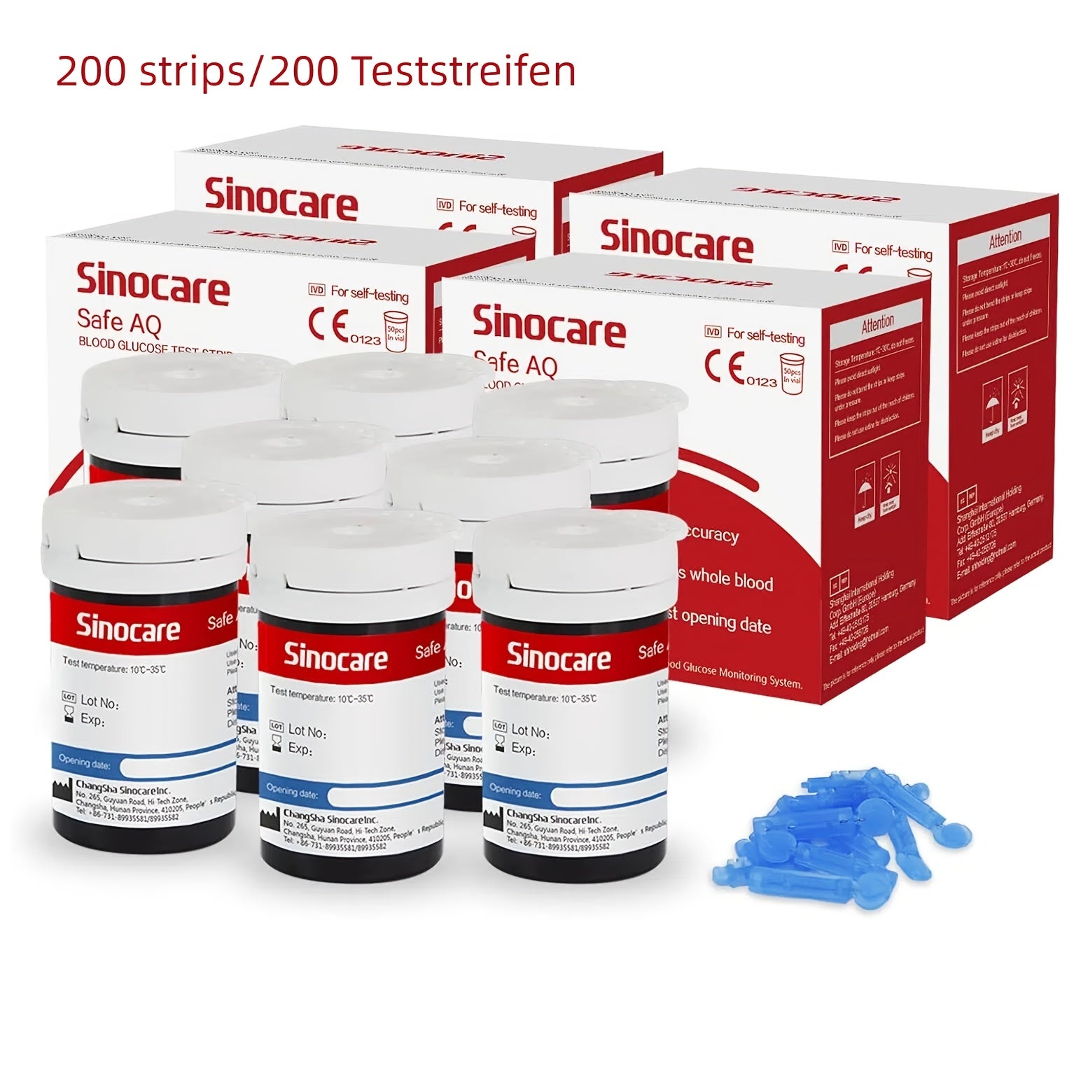 Blutzuckermessgeräte, einfache Bedienung. 50/100/200 Streifen: Nur für Schlafzimmer und Bett – Detailansicht 5