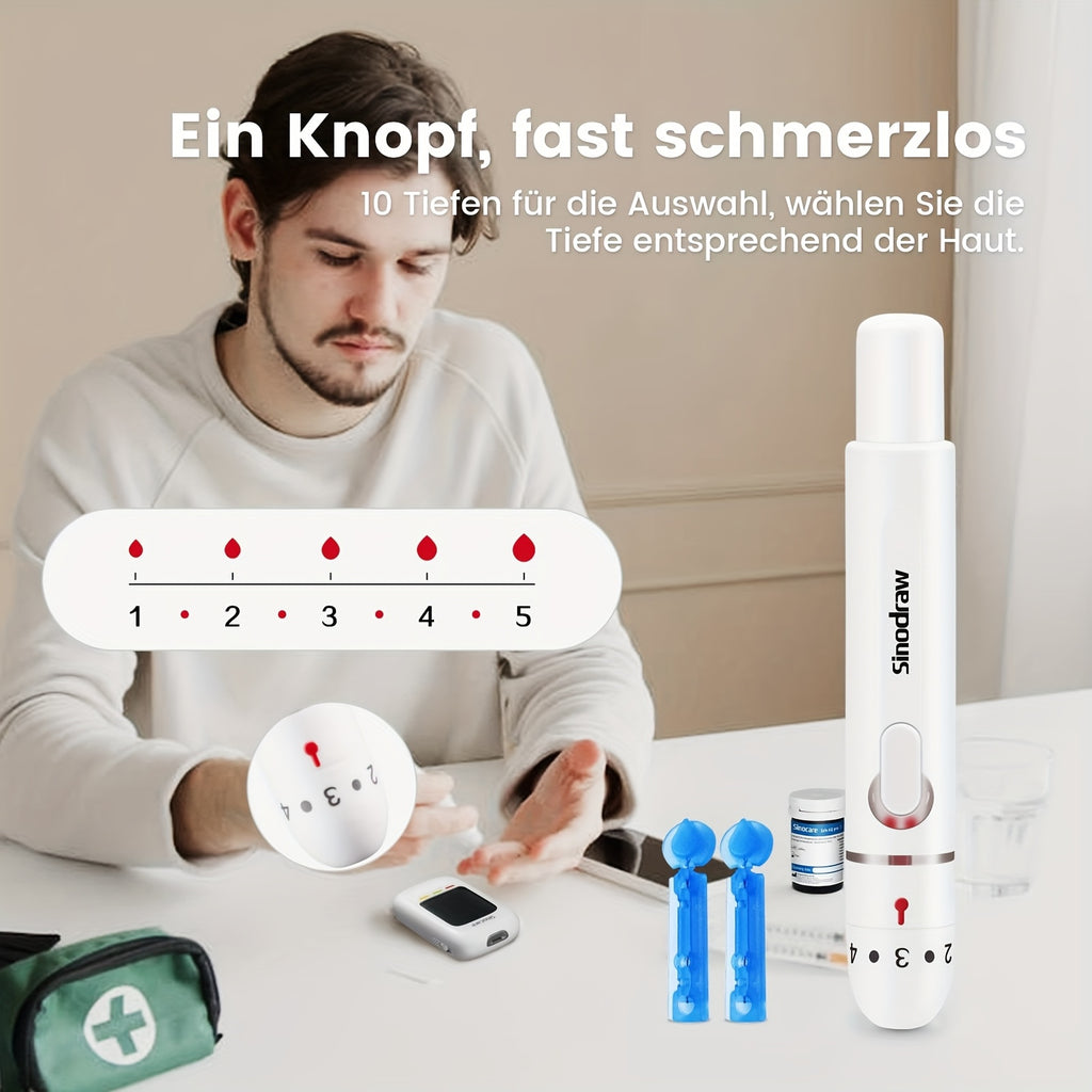 Blutzuckerteststreifen, 5-Sekunden-Ergebnisse. Großes LCD für Fahrzeug – Detailansicht 5