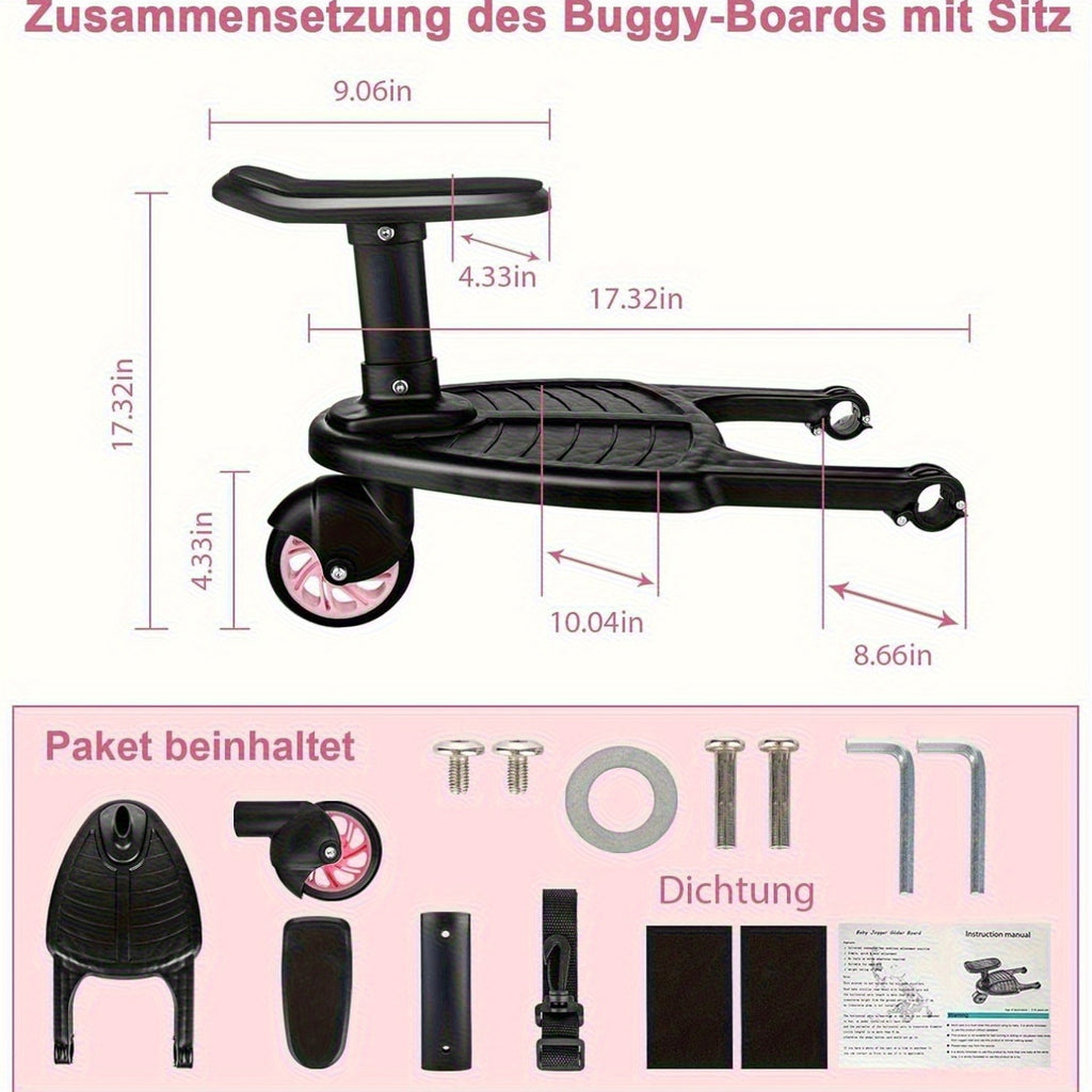 Brettfußleiste, 25 kg für Rollbretter bis zu 25 kg und Alltag – Detailansicht 4